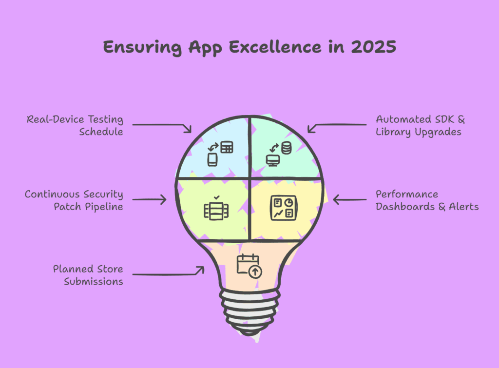 5 (23) Mobile app maintenance